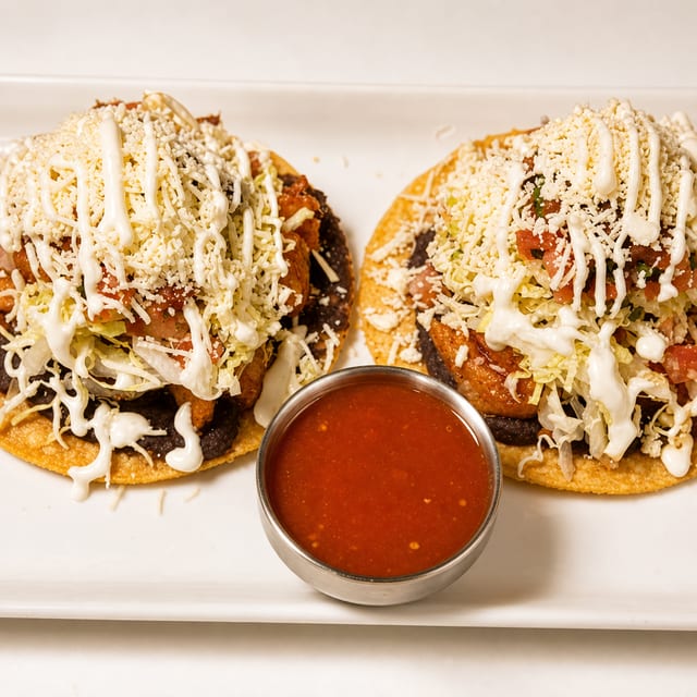 #22 Tostadas De Camaron.