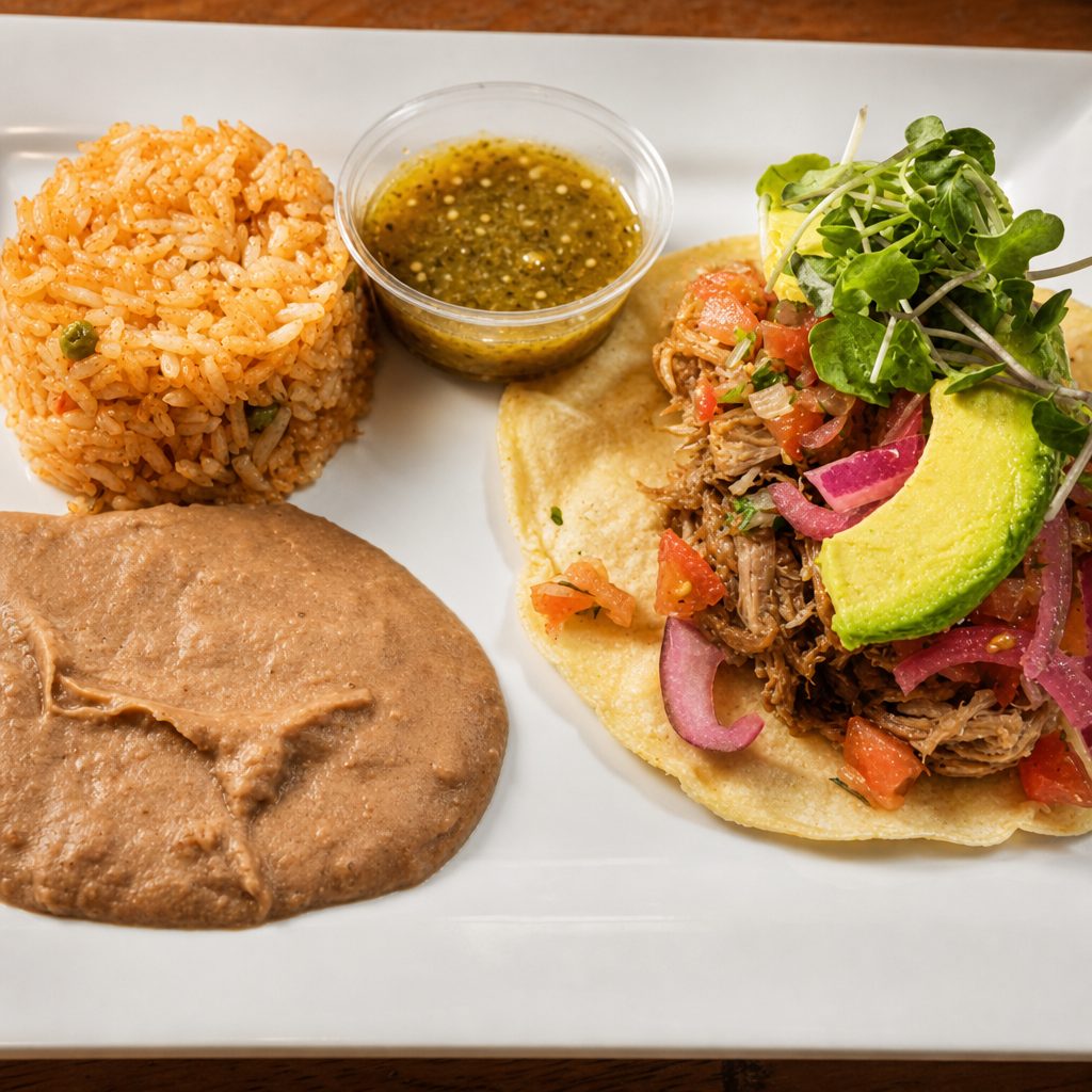 #11 Carnitas Combination.