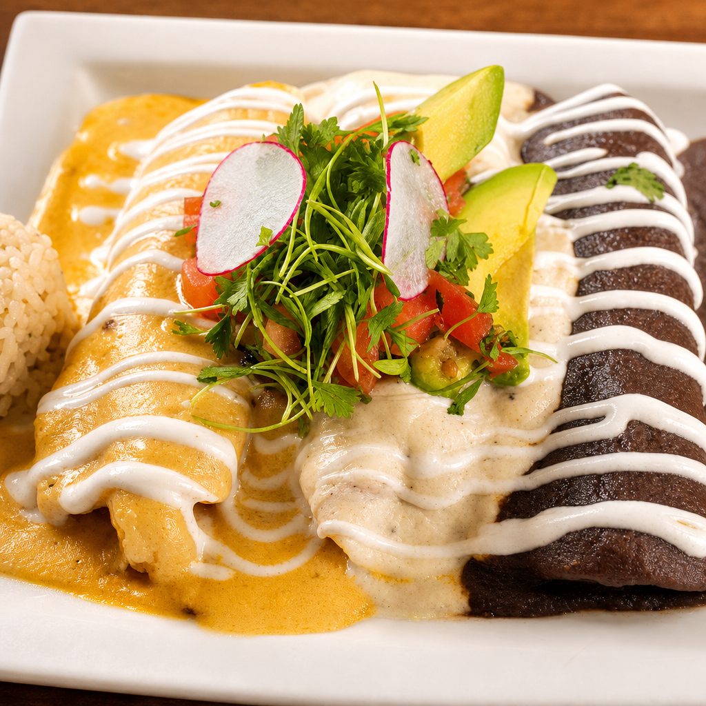 Trio Enchiladas.