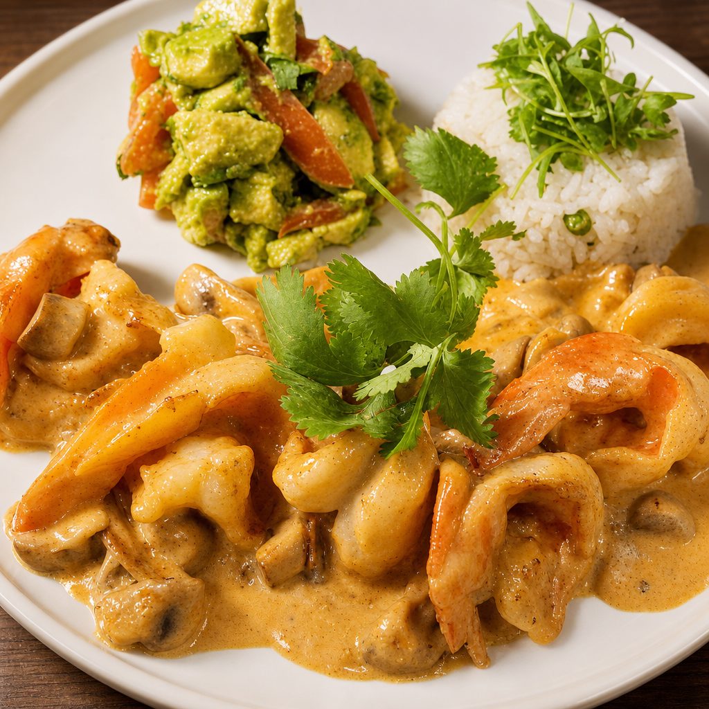 Camarones Cremosos.