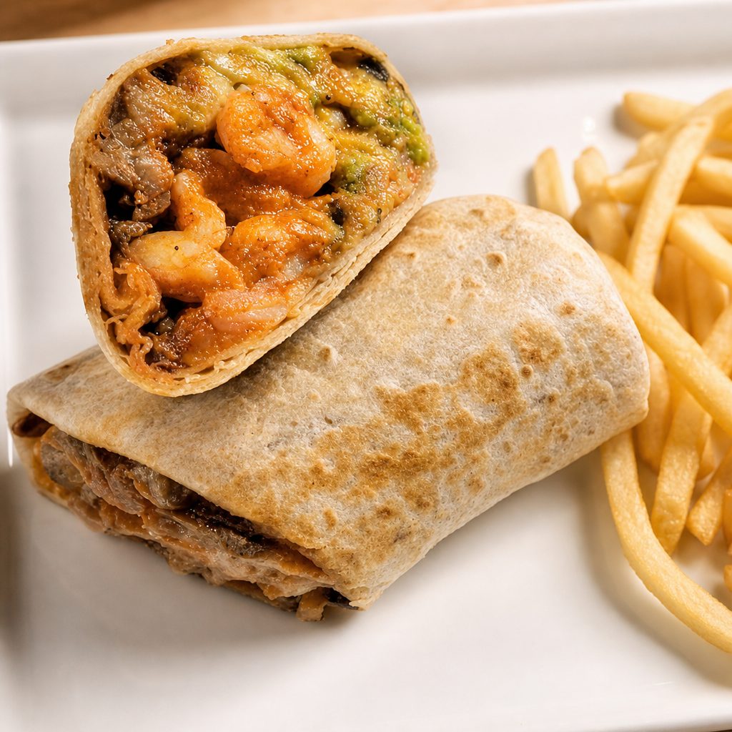 #9 Burrito Mar Y Tierra.