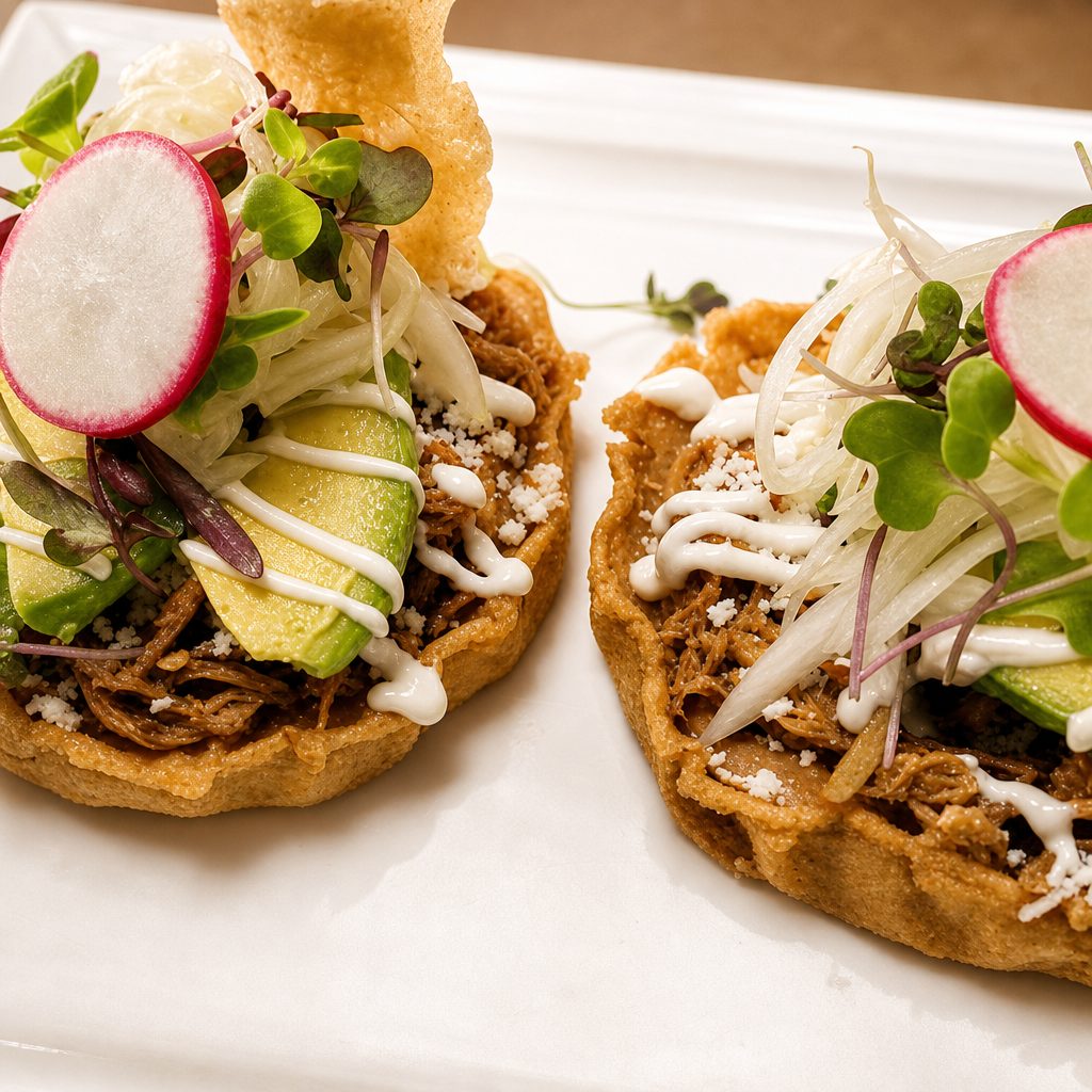 #6 Sopes De Carnitas.