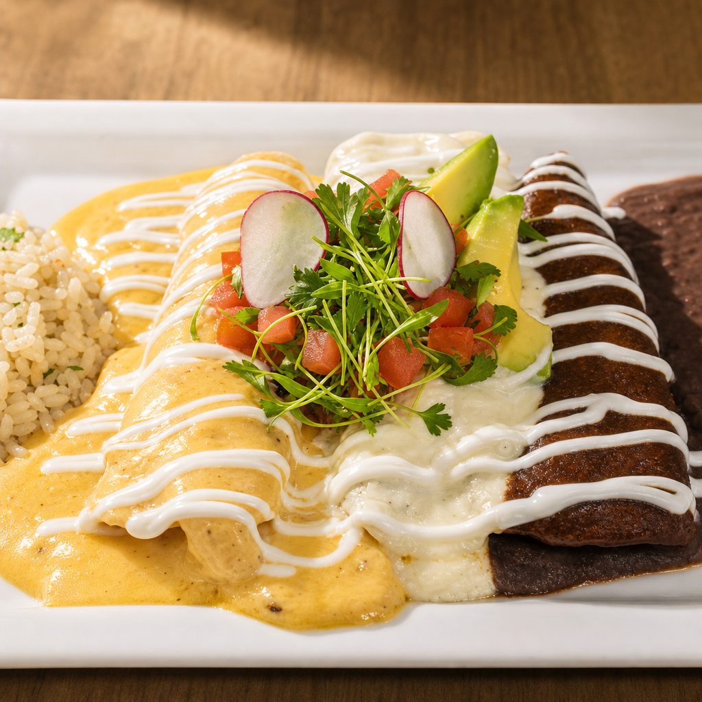Trio Enchiladas.