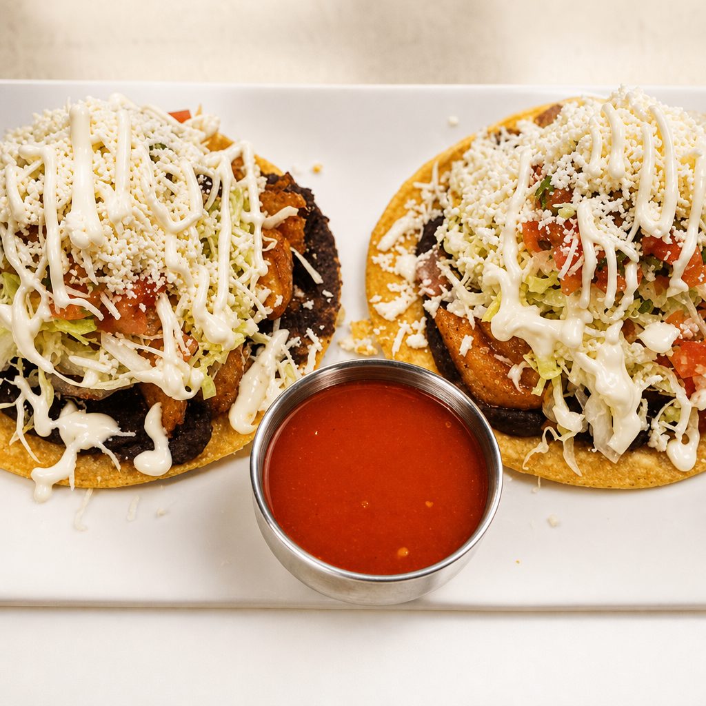 #22 Tostadas De Camaron.