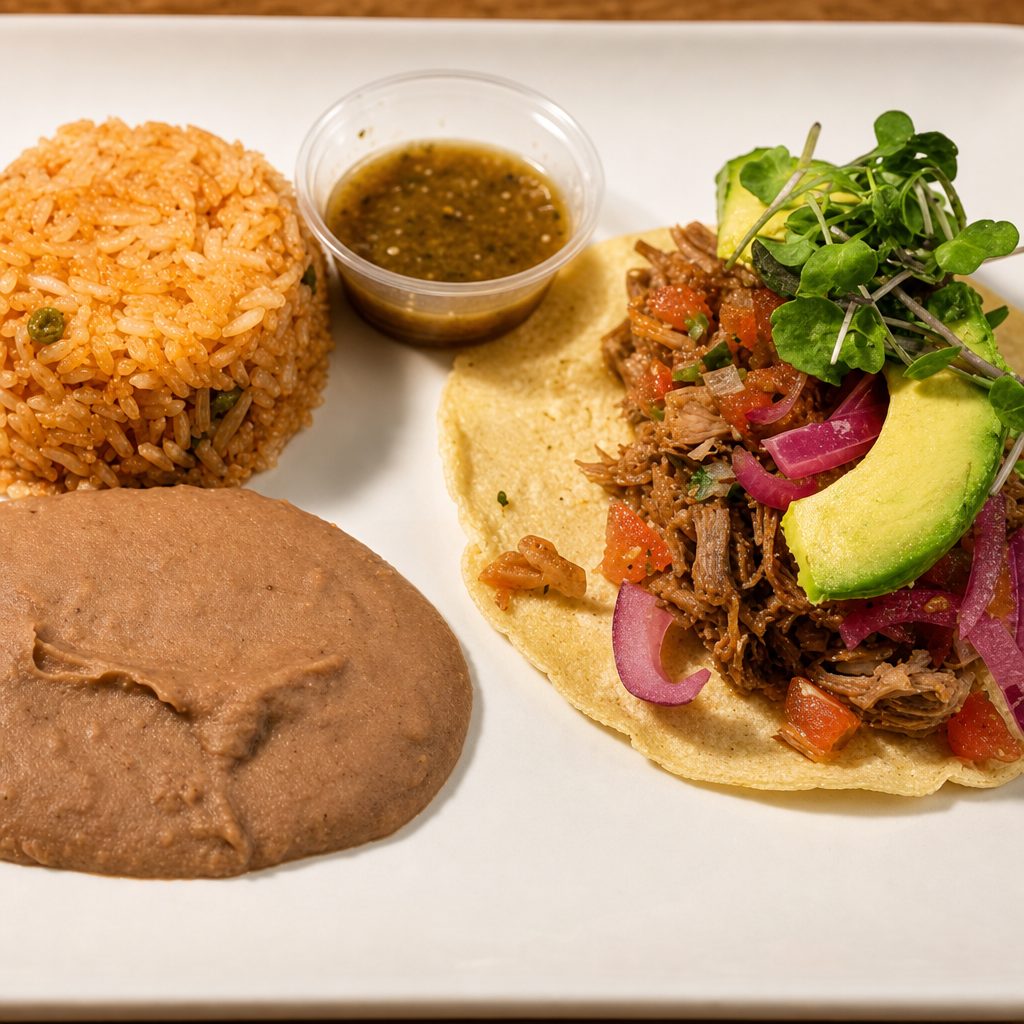 #11 Carnitas Combination.