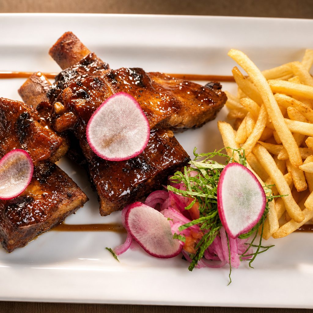 Eva's Baby Back Ribs.