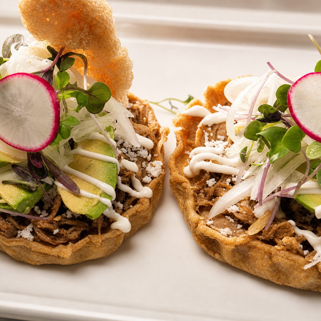 #6 Sopes De Carnitas.
