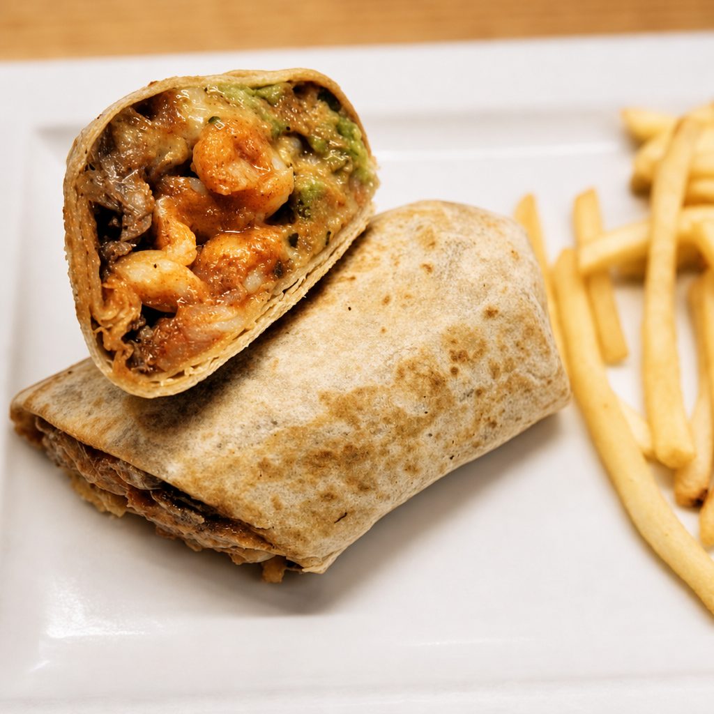 #9 Burrito Mar Y Tierra.